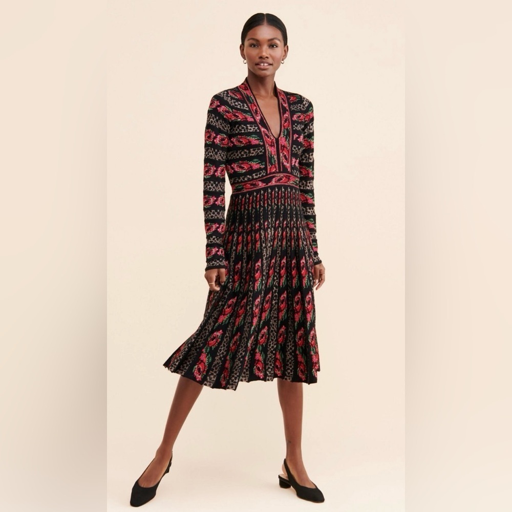 Cecilia Prado Emi Midi Dress — Vintage Knit, Rare Archive Piece